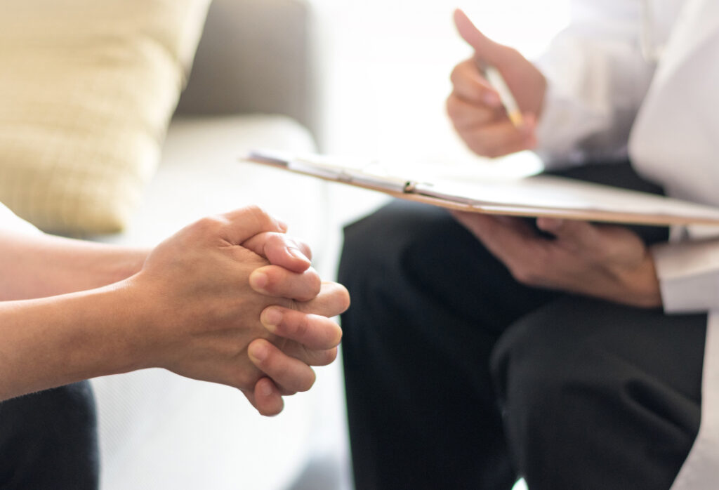 A supportive counseling session for employee assistance and well-being.